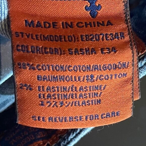 Rock Revival Sasha Thich Stitch Embellished Boot Cut Jeans Sz 27 - Picture 11 of 12